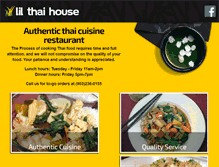 Tablet Screenshot of lilthaihouse.com